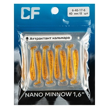 Силикон. приманки Crazy Fish NANO MINNOW   6-40-17-6 