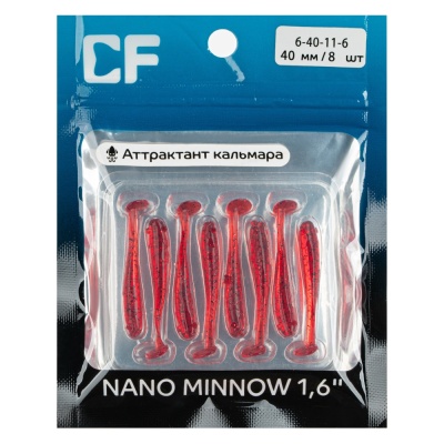 Силикон. приманки Crazy Fish NANO MINNOW 6-40-11-6 