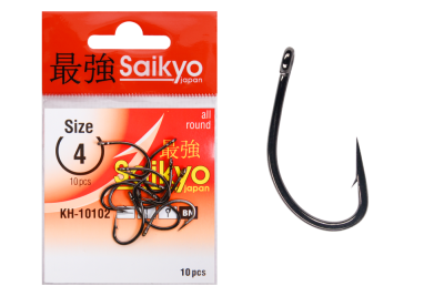 Крючки Saikyo KH-10102 BIG CARP BN № 4 (10шт.)