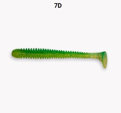 Силикон. приманки Crazy Fish Vibro Worm 3.4  13-85-7d-6 