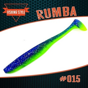 RUMBA  2.5" (64мм) уп.10шт. #015 DARK BLUE LIME