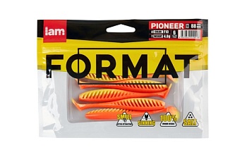 Силиконовая приманка FORMAT PIONEER 88mm F10