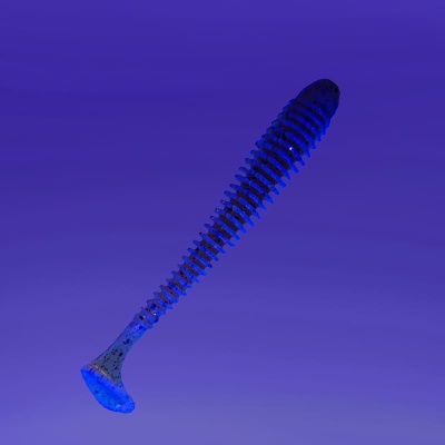 Силикон. приманки Crazy Fish Vibro Worm 4.  75-100-32-6