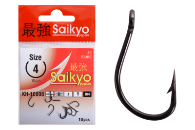Крючки Saikyo KH-10008 Idumezina BN № 4 (10шт.)