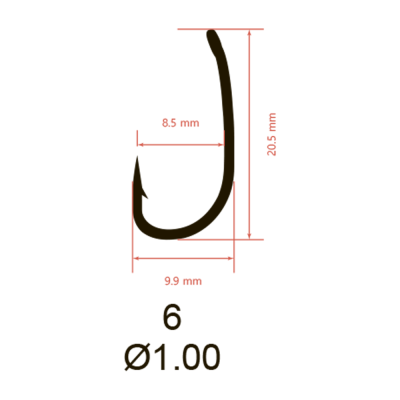 Крючки Saikyo KH-10099 SPECIAL CARP BN № 6 (10шт.)