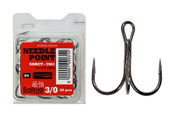 Крючки Saikyo тройн. 7001 BN № 3/0 (25 шт.)