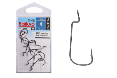 Крючки Saikyo BS-3324 BN № 4 (10шт.)