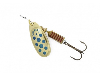 Блесна Mepps COMET PTS BLEUS OR  №00 (103542) 