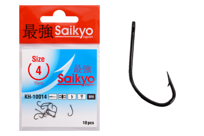 Крючки Saikyo KH-10014 Maruseigo BN № 4 (10шт.)