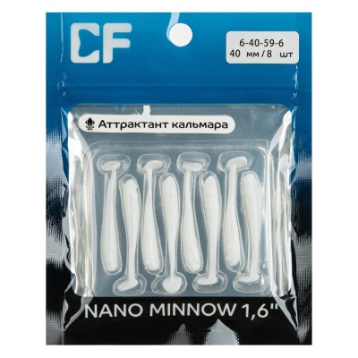 Силикон. приманки Crazy Fish NANO MINNOW  6-40-59-6 