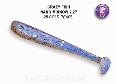 Силикон. приманки Crazy Fish NANO MINNOW 2.2  22-55-25-6