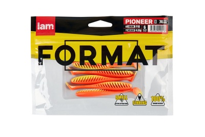 Силиконовая приманка FORMAT PIONEER 74mm F10