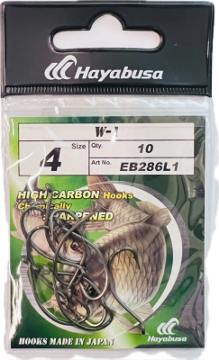 Крючки HAYABUSA W-1 NRB  №4
