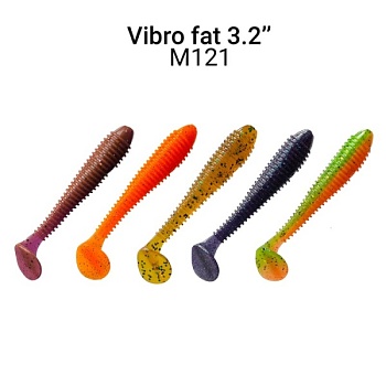 Силикон. приманки Crazy Fish Vibro Fat 3.2  73-80-M121-6