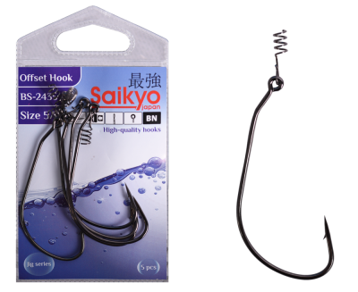 Крючки Saikyo BS-2435 BN № 5/0 (5шт.)