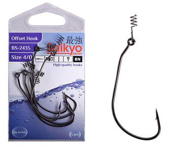 Крючки Saikyo BS-2435 BN № 4/0 (5шт.)