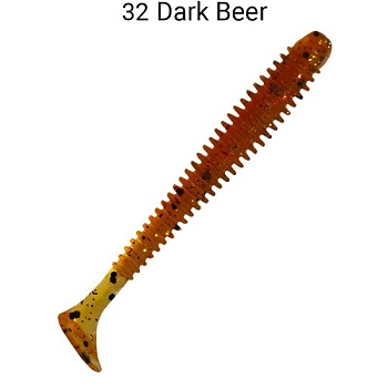 Силикон. приманки Crazy Fish Vibro Worm 2.5  81-65-32-6