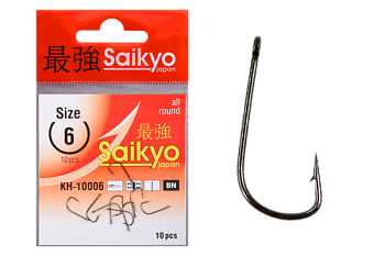 Крючки Saikyo KH-10006 Sode Ring BN № 6 (10шт.)
