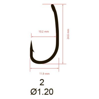 Крючки Saikyo KH-10099 SPECIAL CARP BN № 2 (10шт.)