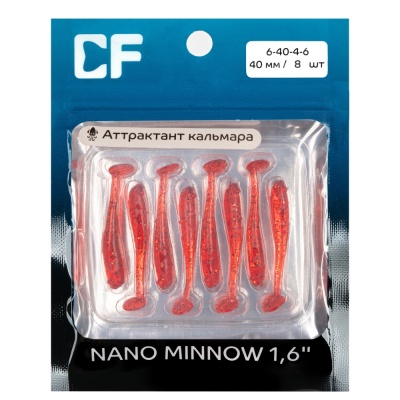 Силикон. приманки Crazy Fish NANO MINNOW 6-40-4-6 
