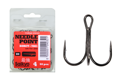 Крючки Saikyo тройн. 7001 BN № 4 (50 шт.)