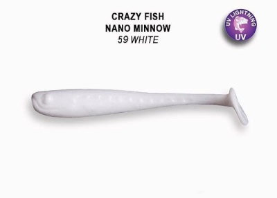 Силикон. приманки Crazy Fish NANO MINNOW  6-40-59-6 