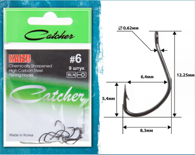 Крючок Catcher KAIZU №6
