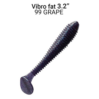 Силикон. приманки Crazy Fish Vibro Fat 3.2  73-80-99-6
