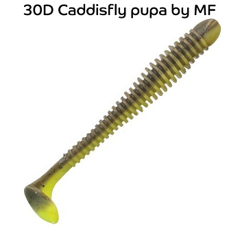 Силикон. приманки Crazy Fish Vibro Worm 3.4  13-85-30d-6-F плавающие 