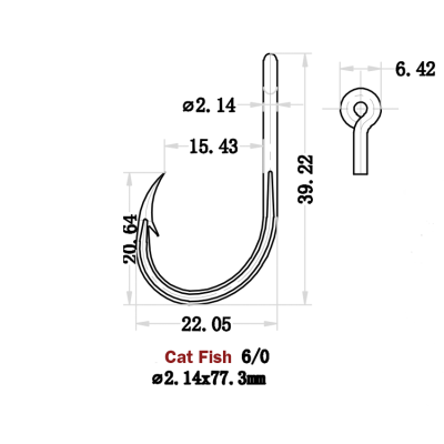 Крючки Saikyo Cat Fish FT № 6/0 (10 шт)