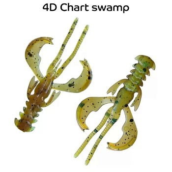 Силикон. приманки Crazy Fish Nimble 1.6  49-40-4d-6