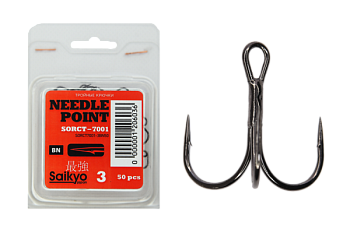 Крючки Saikyo тройн. 7001 BN № 3 (50 шт.)