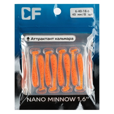 Силикон. приманки Crazy Fish NANO MINNOW   6-40-18-6 