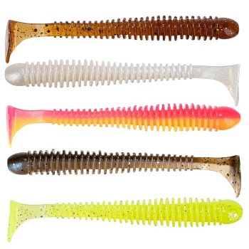 Силикон. приманки Crazy Fish Vibro Worm 3.4  12-85-M56-6 