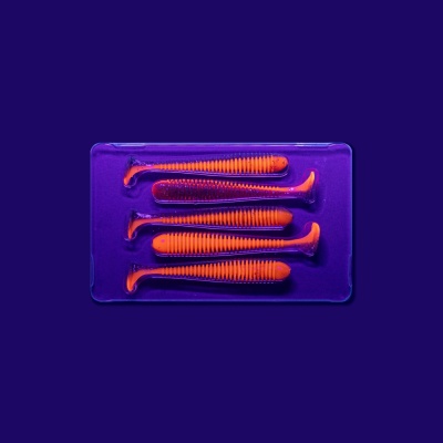 Силикон. приманки Crazy Fish Vibro Worm 3.  11-75-98d-6