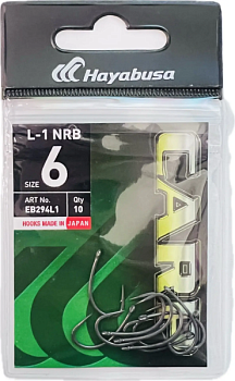 Крючки HAYABUSA L-1 NRB  №6