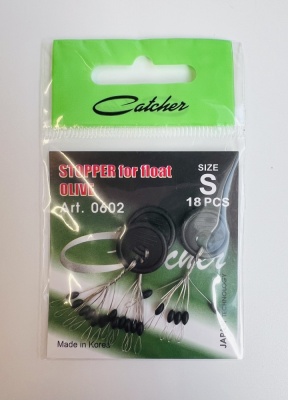 Стопор для поплавка Catcher № 0602 (18шт.размер S)