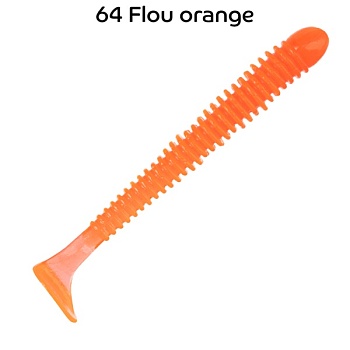 Силикон. приманки Crazy Fish Vibro Worm 3.4  12-85-64-6 