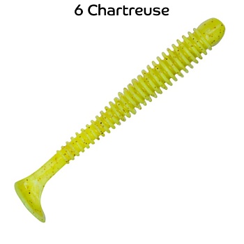 Силикон. приманки Crazy Fish Vibro Worm 3.4  12-85-6-6-F плавающие 