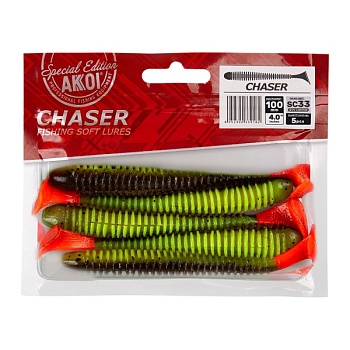 Силиконовая приманка AKKOI CHASER 100mm SC33