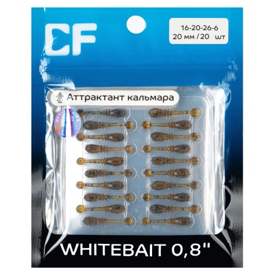 Силикон. приманки Crazy Fish WHITEBAIT 0.8" 16-20-26-6
