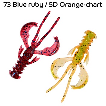 Силикон. приманки Crazy Fish Nimble 1.6  49-40-73/5d-6