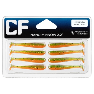 Силикон. приманки Crazy Fish NANO MINNOW 2.2  22-55-5d-6 
