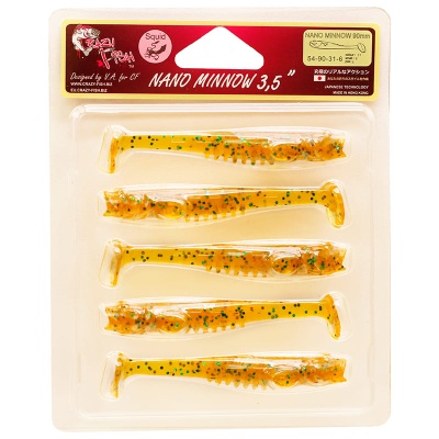 Силикон. приманки Crazy Fish NANO MINNOW 3.5  54-90-31-6