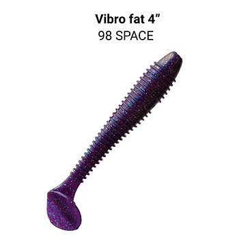 Силикон. приманки Crazy Fish Vibro Fat 4  14-100-98-6