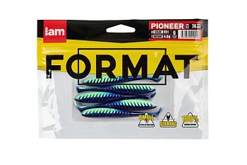 Силиконовая приманка FORMAT PIONEER 74mm F01