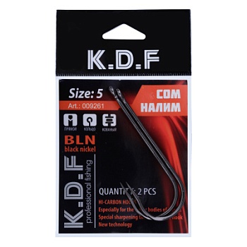 Крючок  K.D.F. Сом налим №6