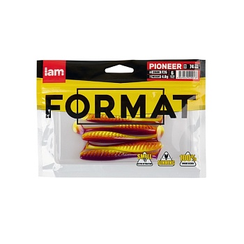 Силиконовая приманка FORMAT PIONEER 74mm F26