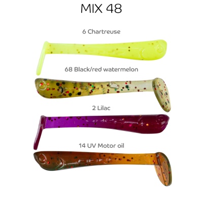 М48 Силикон. приманки Crazy Fish Nano minnow 1.1 68-27-M48-6