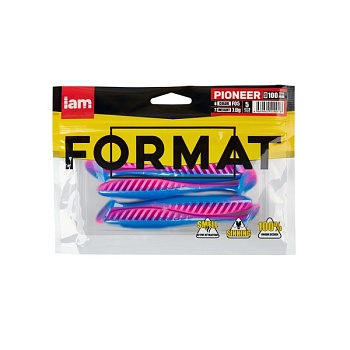 Силиконовая приманка FORMAT PIONEER 100mm F05